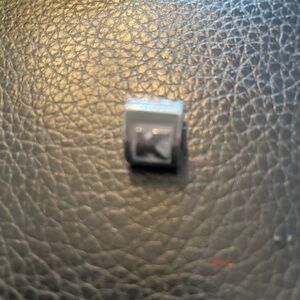 Pandora silver initial charm